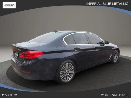 Blue 2020 BMW 530 i xDrive