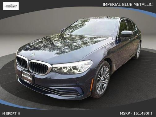 Blue 2020 BMW 530 i xDrive