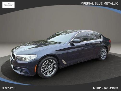 Blue 2020 BMW 530 i xDrive