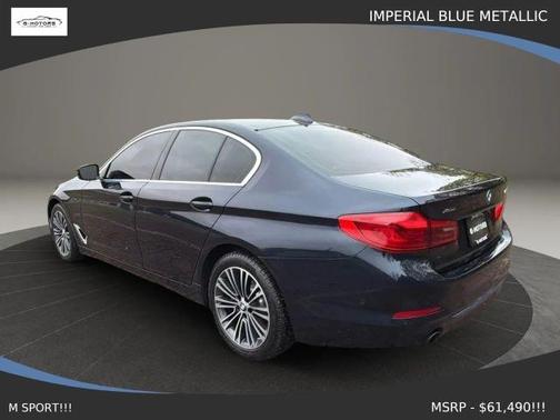 Blue 2020 BMW 530 i xDrive