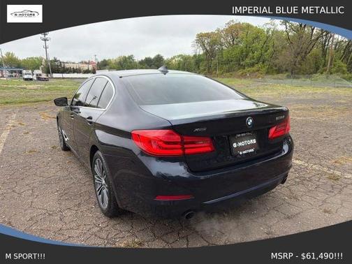 Blue 2020 BMW 530 i xDrive