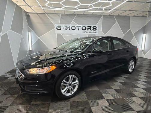 Black 2018 Ford Fusion Hybrid S