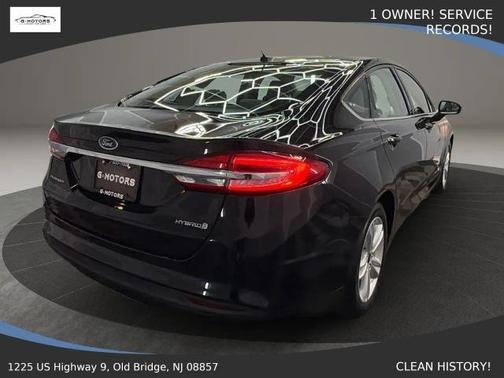 Black 2018 Ford Fusion Hybrid S