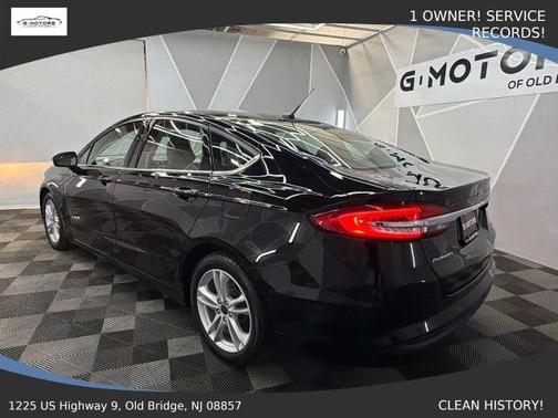 Black 2018 Ford Fusion Hybrid S