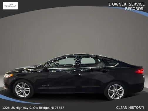 Black 2018 Ford Fusion Hybrid S