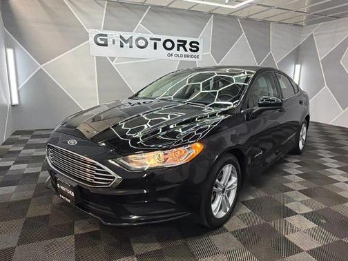Black 2018 Ford Fusion Hybrid S
