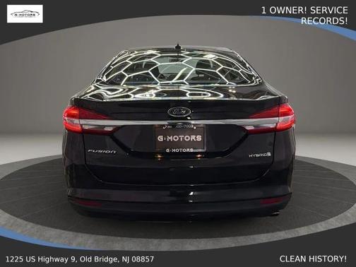 Black 2018 Ford Fusion Hybrid S