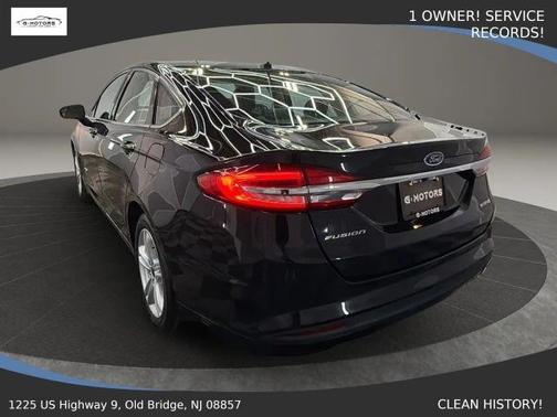 Black 2018 Ford Fusion Hybrid S