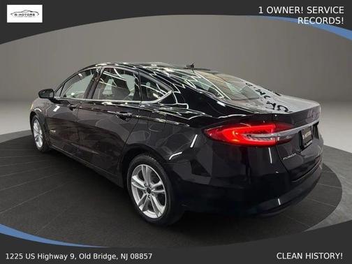 Black 2018 Ford Fusion Hybrid S