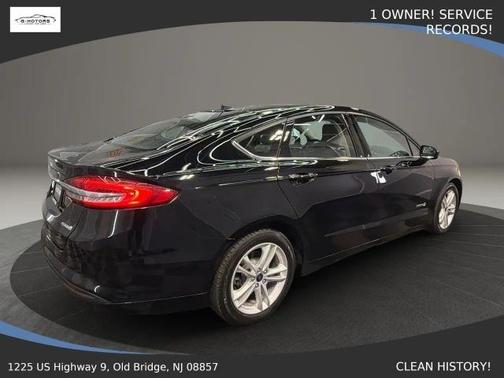 Black 2018 Ford Fusion Hybrid S