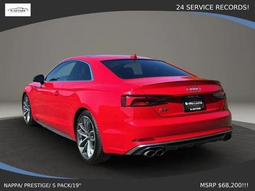 Tango Red Metallic 2018 Audi S5 3.0T Prestige