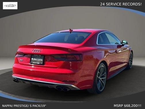 Tango Red Metallic 2018 Audi S5 3.0T Prestige