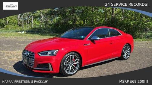 Tango Red Metallic 2018 Audi S5 3.0T Prestige