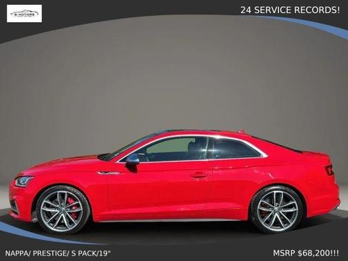 Tango Red Metallic 2018 Audi S5 3.0T Prestige