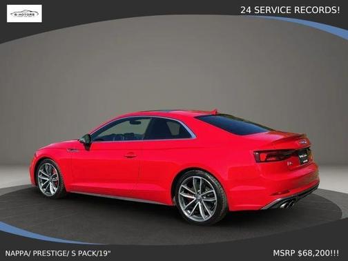 Tango Red Metallic 2018 Audi S5 3.0T Prestige