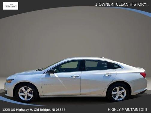 Silver 2020 Chevrolet Malibu 1FL