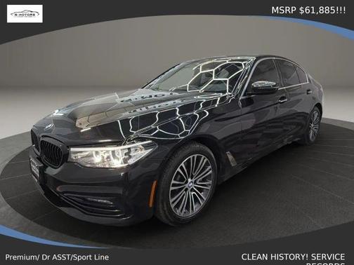 Black 2018 BMW 530 i xDrive