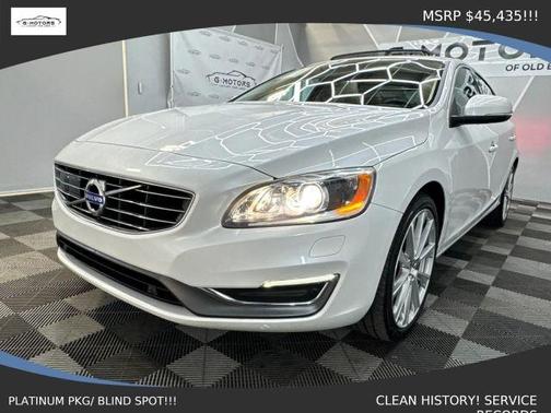 White 2018 Volvo S60 T5 Inscription Platinum
