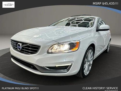 White 2018 Volvo S60 T5 Inscription Platinum