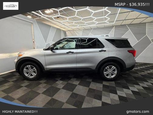 Silver 2022 Ford Explorer Base