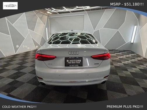 Glacier White Metallic 2019 Audi A5 2.0T Premium Plus