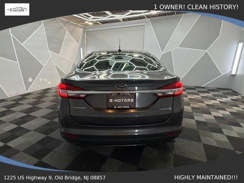Gray 2018 Ford Fusion Hybrid S