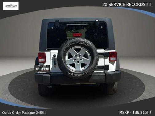 White 2016 Jeep Wrangler Unlimited Sport