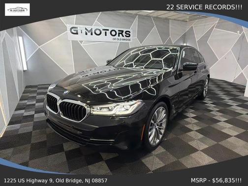 Black 2021 BMW 530 i