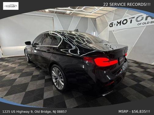 Black 2021 BMW 530 i