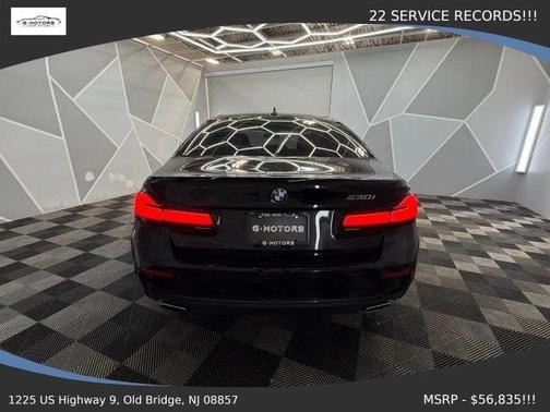 Black 2021 BMW 530 i