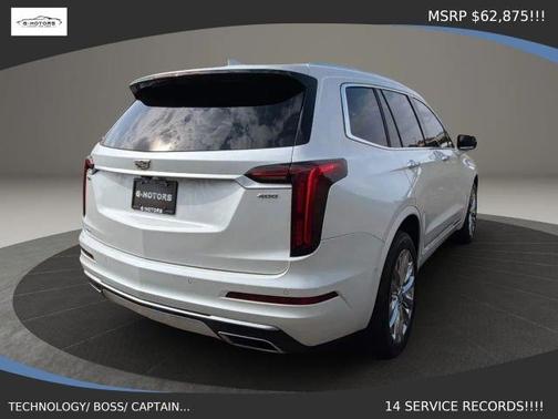 White 2021 Cadillac XT6 Premium Luxury AWD