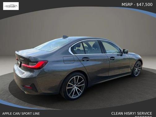 Gray 2019 BMW 330 i xDrive