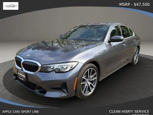 Gray 2019 BMW 330 i xDrive