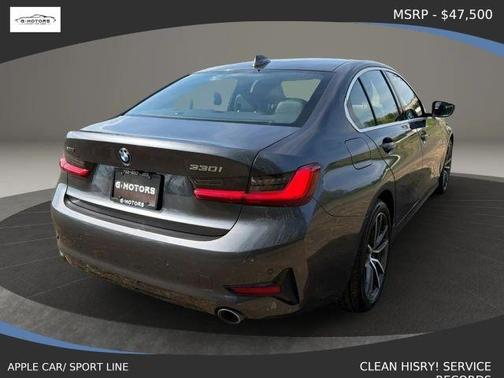 Gray 2019 BMW 330 i xDrive