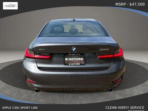 Gray 2019 BMW 330 i xDrive