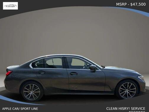 Gray 2019 BMW 330 i xDrive