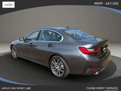 Gray 2019 BMW 330 i xDrive