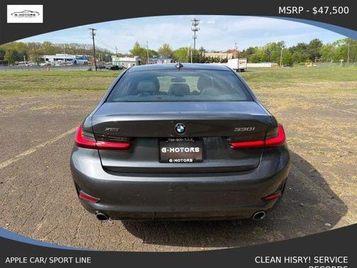 Gray 2019 BMW 330 i xDrive