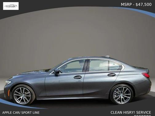 Gray 2019 BMW 330 i xDrive
