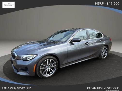 Gray 2019 BMW 330 i xDrive