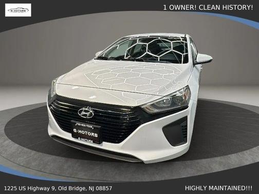 Ceramic White 2018 Hyundai IONIQ Hybrid Blue