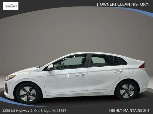 Ceramic White 2018 Hyundai IONIQ Hybrid Blue
