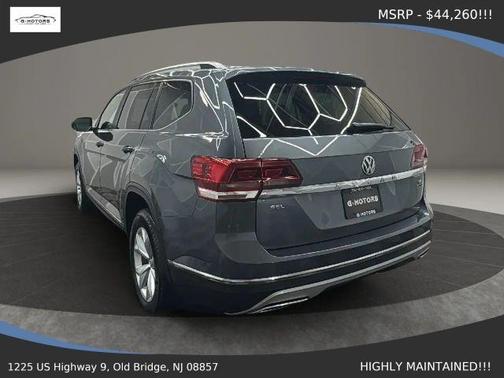 Platinum Gray Metallic 2018 Volkswagen Atlas 3.6L SEL
