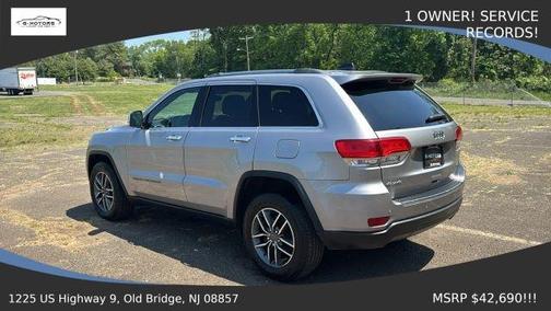 Silver 2019 Jeep Grand Cherokee Limited