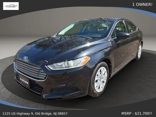 Black 2013 Ford Fusion S