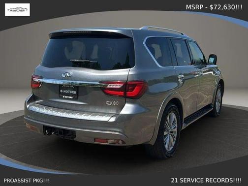 Gray 2019 INFINITI QX80 Luxe