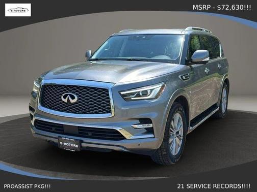 Gray 2019 INFINITI QX80 Luxe