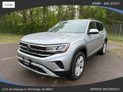 Pyrite Silver Metallic 2021 Volkswagen Atlas 2.0T SE w/Technology