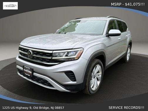 Pyrite Silver Metallic 2021 Volkswagen Atlas 2.0T SE w/Technology