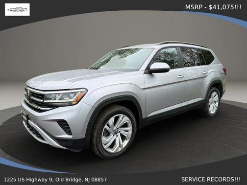 Pyrite Silver Metallic 2021 Volkswagen Atlas 2.0T SE w/Technology